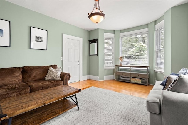 12 Summit Ave Unit 1, Salem, MA 01970 - living room with wood finished floors and baseboards