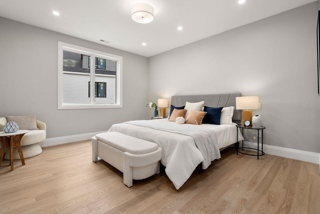 25 Johnson Pl Unit 25, Newton, MA 02466 - bedroom with light wood-type flooring and recessed lighting