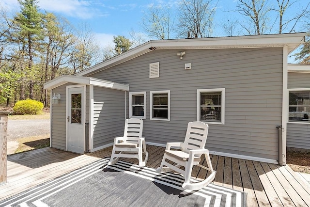 view of deck