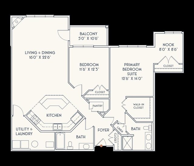 55 Pointe Pl Unit 204, Dover, NH 03820 - floor plan