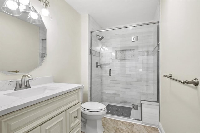 179 Hillside Village Dr Unit 179, West Boylston, MA 01583 - full bath with vanity, toilet, and a stall shower