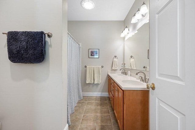 17 Cortland Grove Dr Unit 17, Shrewsbury, MA 01545 - full bath with double vanity and tile patterned floors