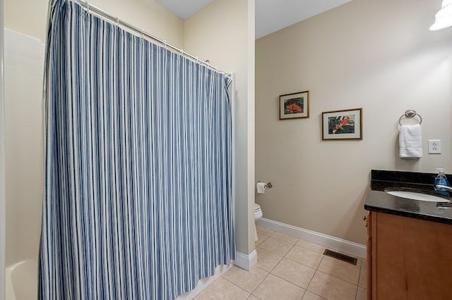 17 Cortland Grove Dr Unit 17, Shrewsbury, MA 01545 - full bathroom with tile patterned floors, vanity, and a shower with shower curtain