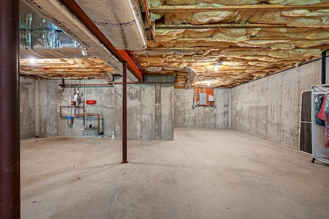 17 Cortland Grove Dr Unit 17, Shrewsbury, MA 01545 - unfinished basement featuring electric panel
