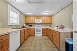 17 Cortland Grove Dr Unit 17, Shrewsbury, MA 01545 - kitchen featuring white appliances and light countertops