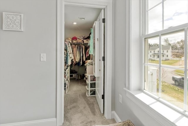 4 Barrows Brook Cir, Kingston, MA 02364 - walk in closet featuring light colored carpet