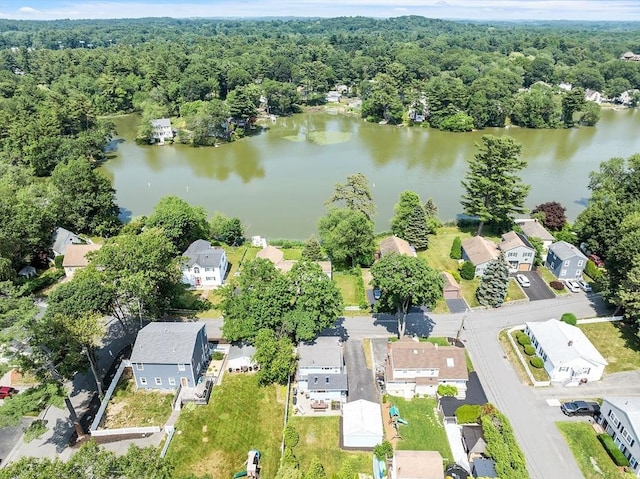 9 Crescent Ave, Lynnfield, MA 01940 - aerial overview of property's location with a nearby body of water and nearby suburban area