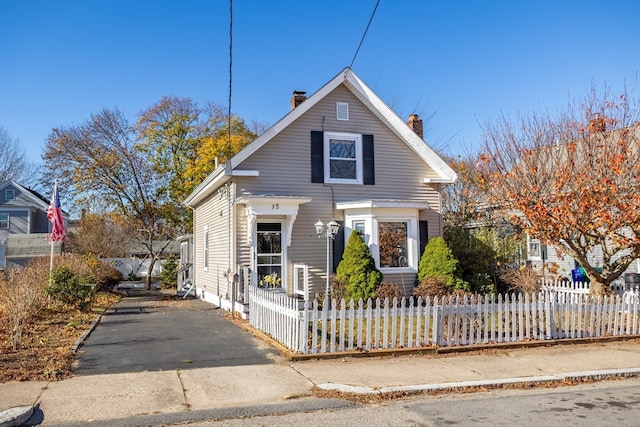 view of bungalow-style house