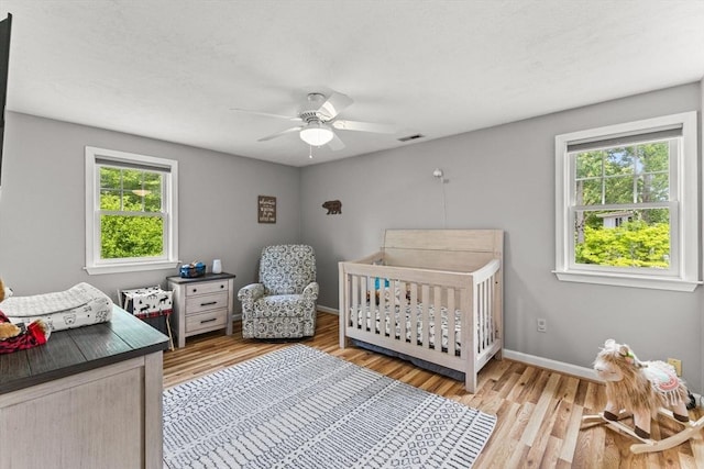 31 Fearing Hill Rd, Wareham, MA 02571 - bedroom with wood finished floors, baseboards, and a ceiling fan