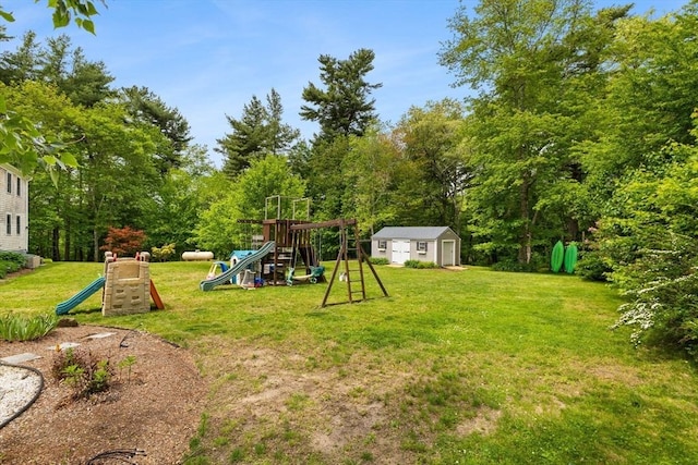 31 Fearing Hill Rd, Wareham, MA 02571 - view of grassy yard featuring a playground