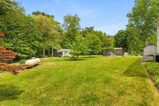 31 Fearing Hill Rd, Wareham, MA 02571 - view of green lawn featuring a playground