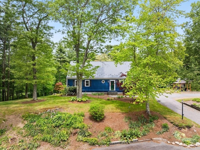 31 Fearing Hill Rd, Wareham, MA 02571 - view of front of home with a gazebo and a front lawn