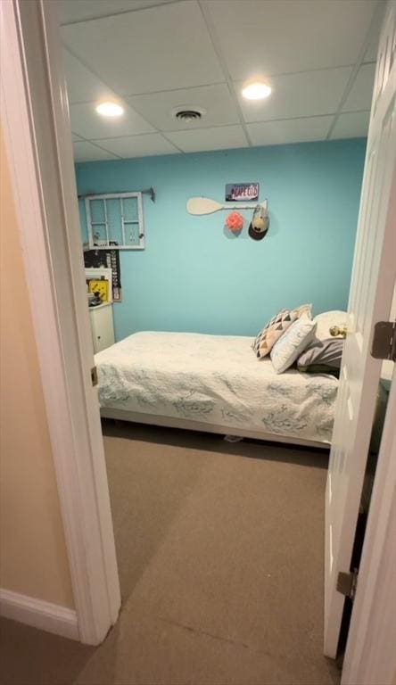 5 Lincoln Ln Unit 5, Grafton, MA 01536 - carpeted bedroom with a paneled ceiling