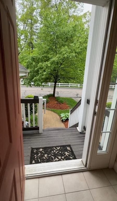 5 Lincoln Ln Unit 5, Grafton, MA 01536 - doorway to outside featuring tile patterned floors