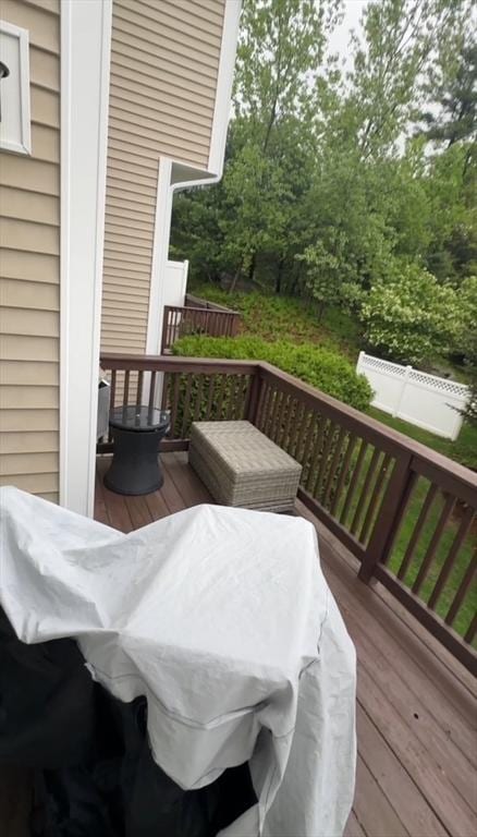 5 Lincoln Ln Unit 5, Grafton, MA 01536 - view of wooden terrace