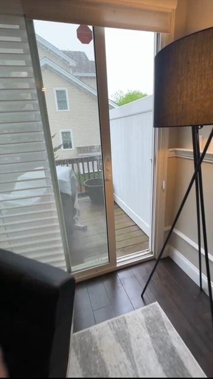 5 Lincoln Ln Unit 5, Grafton, MA 01536 - doorway featuring wood finished floors