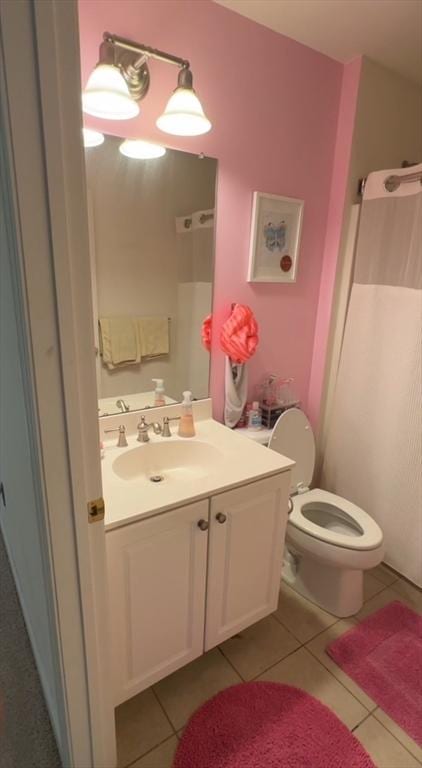 5 Lincoln Ln Unit 5, Grafton, MA 01536 - bathroom with tile patterned floors, toilet, and vanity