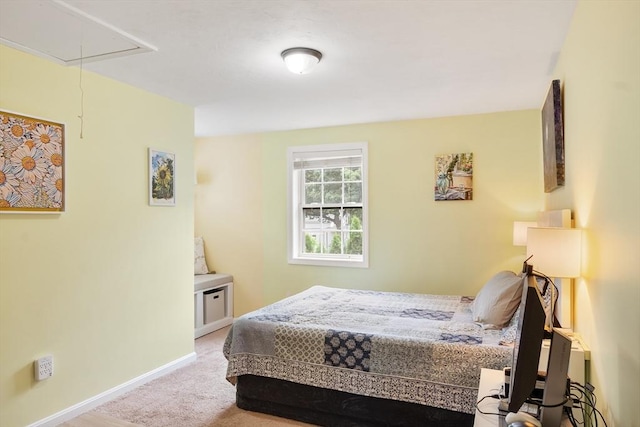 4 Fiske Ave, Chelmsford, MA 01863 - bedroom featuring attic access and carpet floors
