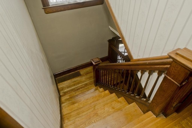 10 Dorchester, Springfield, MA 01109 - staircase with wood finished floors
