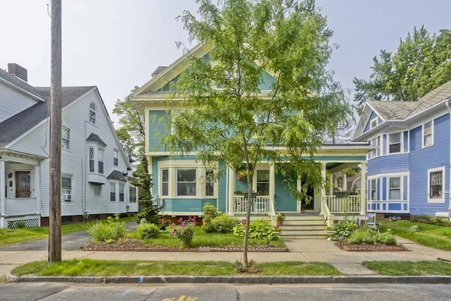 10 Dorchester, Springfield, MA 01109 - victorian-style house featuring a porch