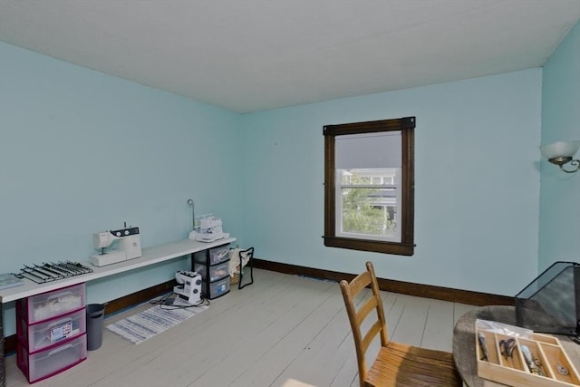 10 Dorchester, Springfield, MA 01109 - office area featuring wood finished floors and baseboards