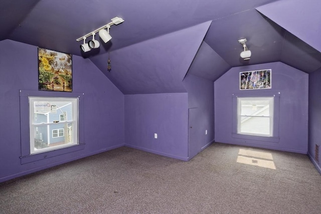 10 Dorchester, Springfield, MA 01109 - additional living space with vaulted ceiling, carpet, and baseboards