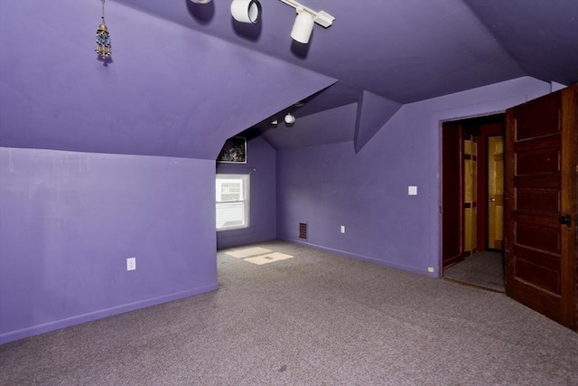 10 Dorchester, Springfield, MA 01109 - bonus room with vaulted ceiling, carpet, and baseboards