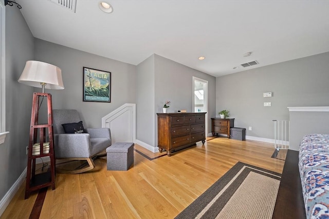 867 Adams St Unit 867, Boston, MA 02124 - bedroom with light wood-style flooring, baseboards, and recessed lighting