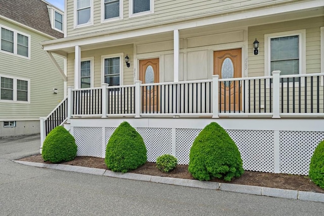 867 Adams St Unit 867, Boston, MA 02124 - view of exterior entry with a porch