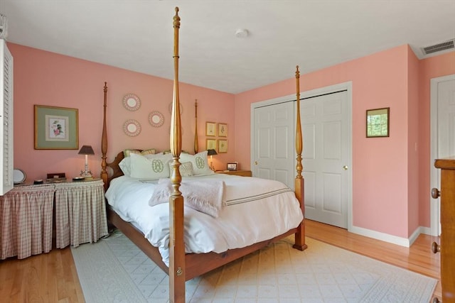 29 Stop River Rd, Norfolk, MA 02056 - bedroom featuring wood finished floors, a closet, and baseboards