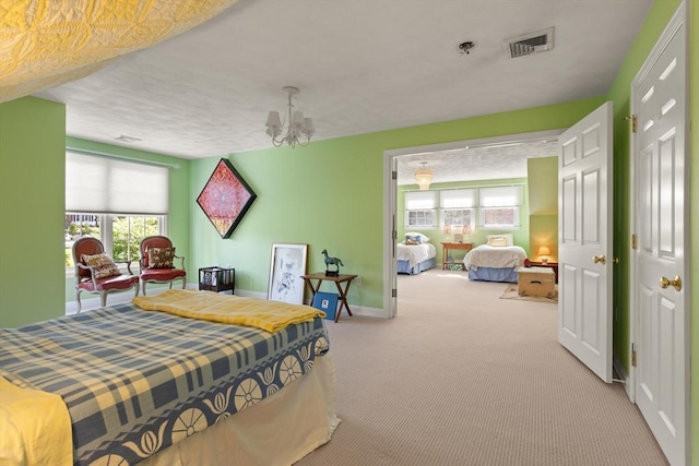 29 Stop River Rd, Norfolk, MA 02056 - bedroom featuring carpet flooring, a chandelier, and baseboards