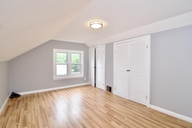 63 Grandview St, Springfield, MA 01118 - bonus room with light wood-type flooring, baseboards, and vaulted ceiling