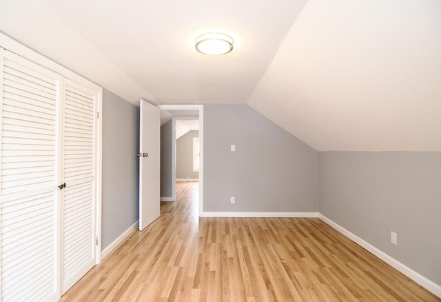 63 Grandview St, Springfield, MA 01118 - bonus room with light wood-style floors, baseboards, and vaulted ceiling