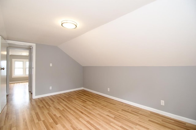 63 Grandview St, Springfield, MA 01118 - bonus room featuring baseboards, light wood finished floors, and lofted ceiling