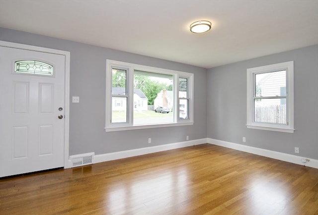 63 Grandview St, Springfield, MA 01118 - foyer entrance with wood finished floors and baseboards