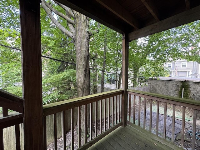 589-591 Washington St, Brookline, MA 02446 - view of deck