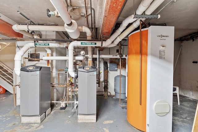 7 Longwood Dr Unit 212, Andover, MA 01810 - utility room with water heater