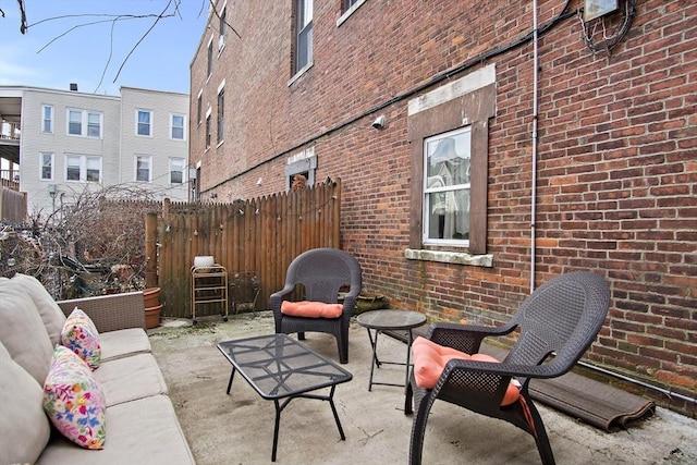 view of patio / terrace featuring outdoor lounge area