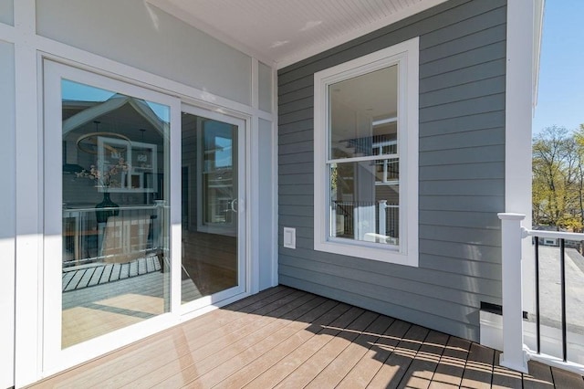 view of deck