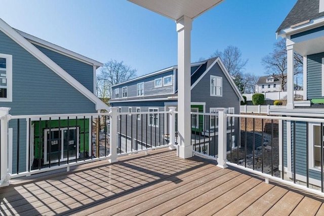view of deck