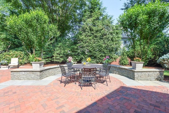 view of patio / terrace with outdoor dining area