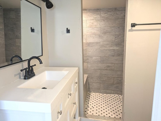 12-14 Essex St, Dover, NH 03820 - bathroom featuring a stall shower and vanity