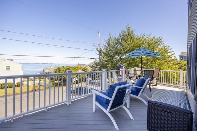 38 Point Allerton Ave, Hull, MA 02045 - deck featuring outdoor dining space