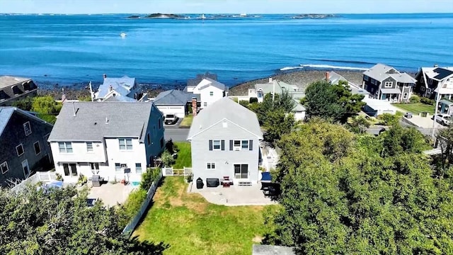 38 Point Allerton Ave, Hull, MA 02045 - aerial perspective of suburban area featuring a large body of water