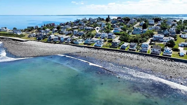 38 Point Allerton Ave, Hull, MA 02045 - aerial view of residential area featuring waterfront with a beach