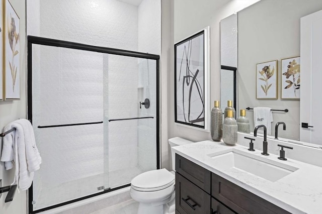 27 Kestrel Hts Unit 76, Plymouth, MA 02360 - bathroom with vanity and a shower stall