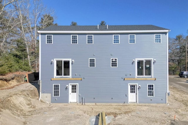 view of rear view of property