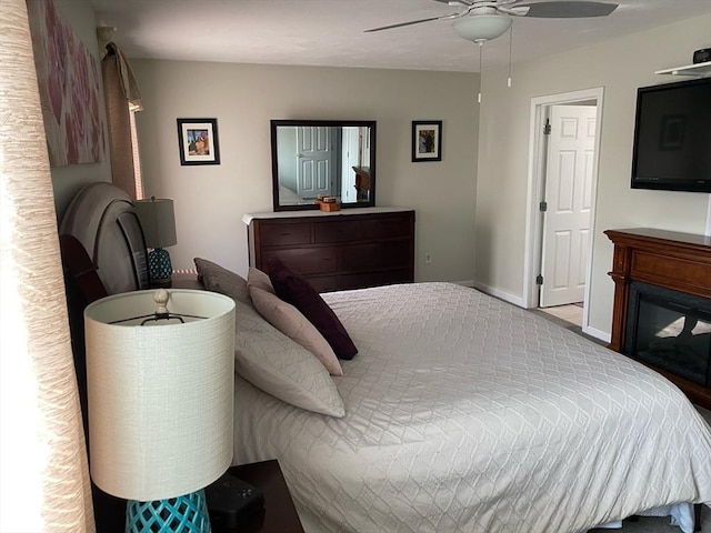 38 Bay Pointe Dr Unit 38, Wareham, MA 02532 - bedroom featuring baseboards and a ceiling fan