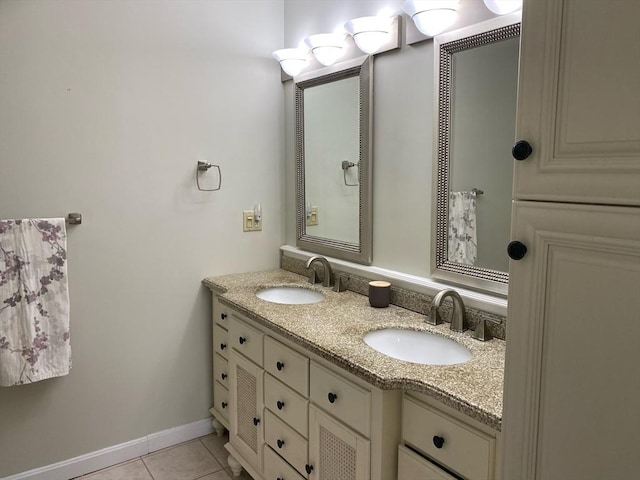 38 Bay Pointe Dr Unit 38, Wareham, MA 02532 - full bathroom with double vanity and tile patterned floors