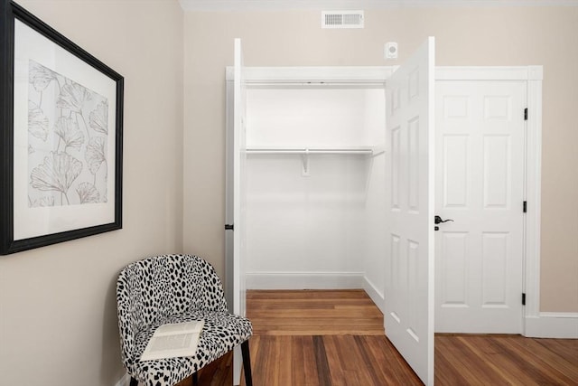 closet with visible vents